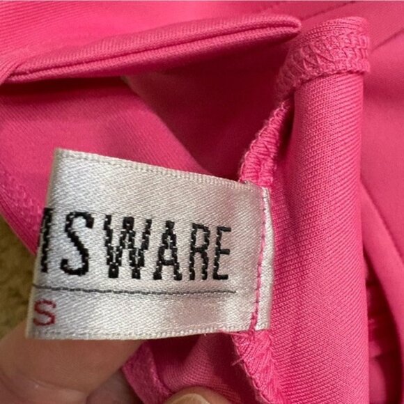 TOMSWARE Pink Fuchsia Peplum Mini Dress - Size Small - Picture 7 of 12